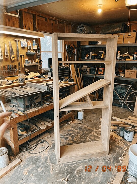 bad oak bookcase 1989 story