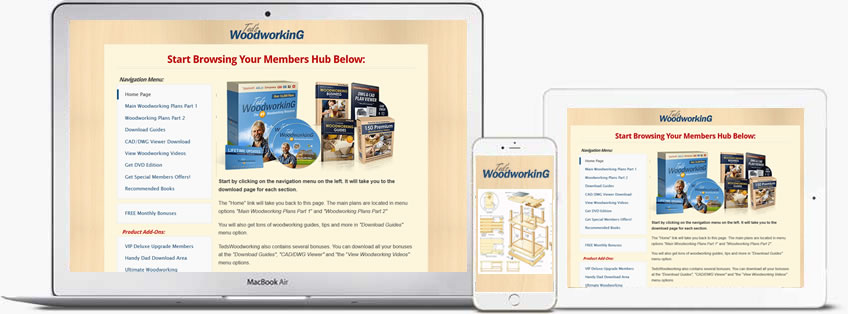 tedswoodworking plans members area