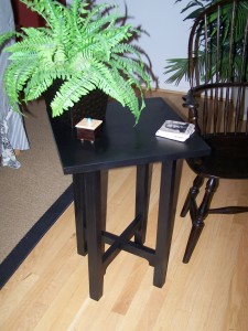 side table woodworking