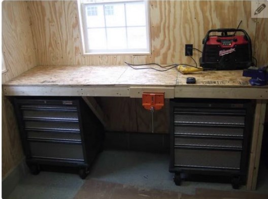 Low cost tank tough workbench